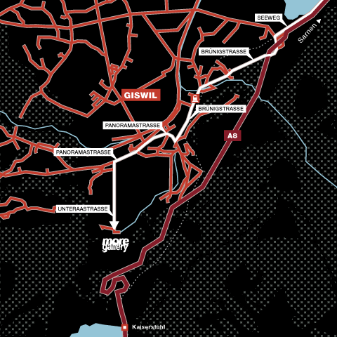 Giswil - detail map